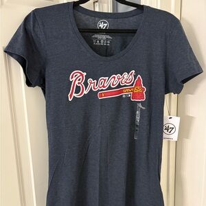 47 Brand Braves Dark Blue T-Shirt